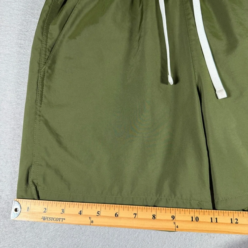 Nike Sportswear Woven Flow Shorts Mens Small Rough Green AR2382-327 Mesh Lined
